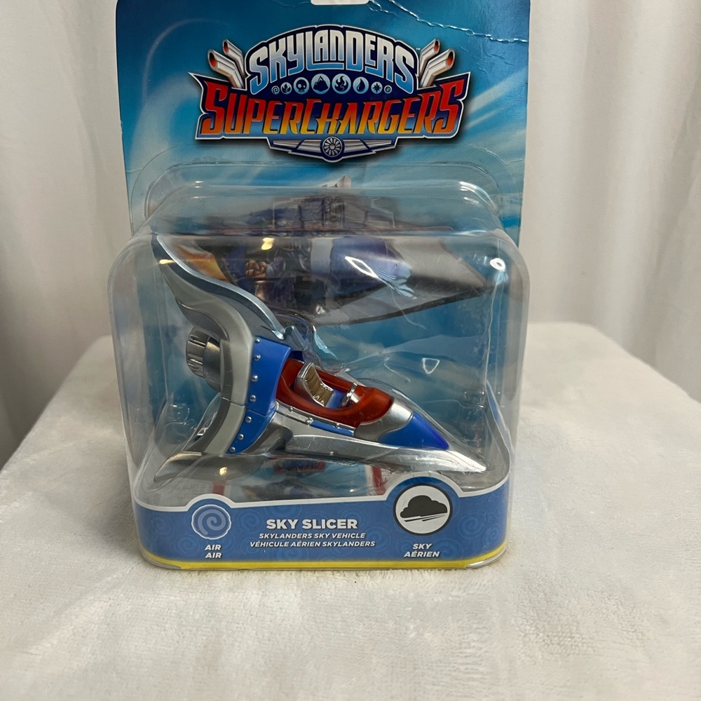 SuperChargers Sky Slicer Toy - Blue and Silver